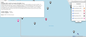 Read more about the article 18 October 2020 – An M/V was boarded, SW – LOME – 116 nm