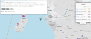 Read more about the article 18 October 2020 – A M/V berthed at MALABO has been boarded by persons unknown