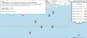 Read more about the article 07 November 2020 – A M/T was approached by a speedboat in position 106 SW of Brass