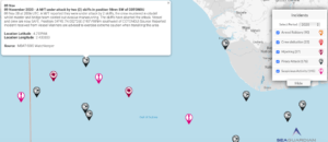 Read more about the article 09 November 2020 – A M/T under attack by two (2) skiffs in position 98nm SW of COTONOU