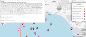 Read more about the article 17 Nov 2020 – Comms lost with a M/T, 40 nm S of Lome, TOGO