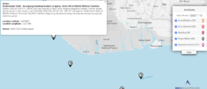 Read more about the article 26 November 2020 – An ongoing Boarding incident, at approx. 52nm NW of BRASS Offshore Terminal