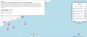 Read more about the article 05 Dec 2020 – A M/V under attack in position 190 – 35nm from Nishtun Yemen