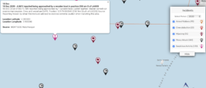Read more about the article 18 Dec 2020 – A M/V reported being approached by a wooden boat in position 250 nm S of LAGOS