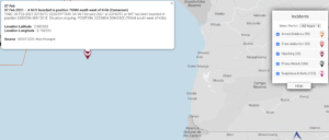 Read more about the article 07 Feb 2021 – A M/V boarded in position 70NM south west of Kribi (Cameroon)