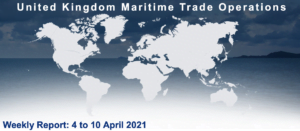 Read more about the article UKMTO – Weekly Report: 4 to 10 April 2021