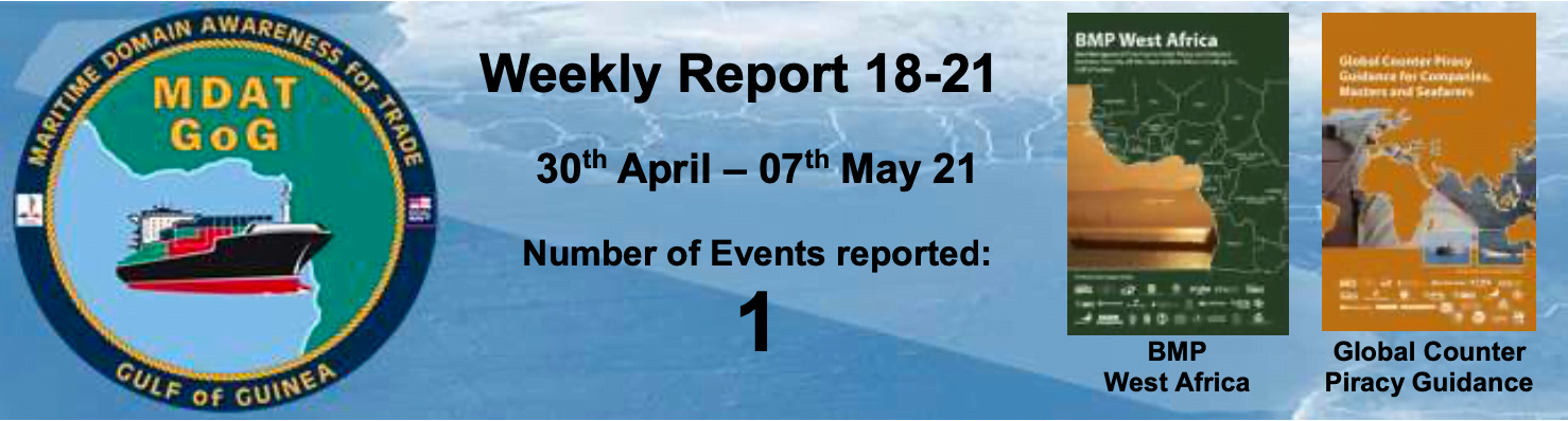 Read more about the article MDAT-GoG Weekly Report 30th April – 07th May 21