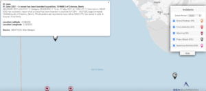 Read more about the article 01 June 2021 – A vessel has been boarded in position, 104NM S of Cotonou, Benin