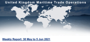 Read more about the article UKMTO Weekly Report: 30 May to 5 Jun 2021