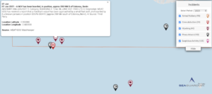 Read more about the article 07 Jun 2021 – A M/V has been boarded, in position, approx 200 NM S of Cotonou, Benin