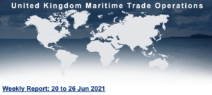 Read more about the article UKMTO Weekly Report: 20 to 26 Jun 2021
