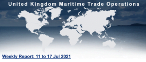Read more about the article UKMTO Weekly Report: 11 to 17 Jul 2021
