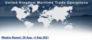 Read more about the article UKMTO – Weekly Report: 29 Aug – 4 Sep 2021