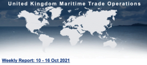 Read more about the article UKMTO – Weekly Report: 10 – 16 Oct 2021