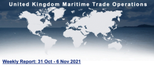 Read more about the article UKMTO – Weekly Report: 31 Oct – 6 Nov 2021