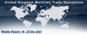 Read more about the article UKMTO – Weekly Report: 19 – 25 Dec 2021
