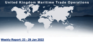 Read more about the article UKMTO – Weekly Report: 23 – 29 Jan 2022