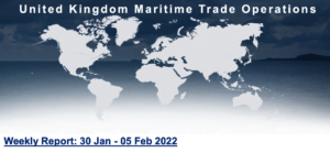 Read more about the article UKMTO – Weekly Report: 30 Jan – 05 Feb 2022