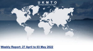 Read more about the article UKMTO – Weekly Report: 27 April to 03 May 2022