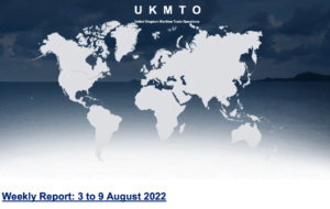 Read more about the article UKMTO – Weekly Report: 3 to 9 August 2022