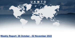 Read more about the article UKMTO – Weekly Report: 26 October – 02 November 2022