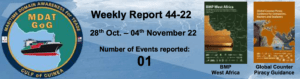 Read more about the article MDAT-GoG Weekly Report 28th Oct. – 04th November 22