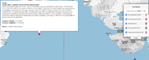Read more about the article 16 Nov 2022 – Incident 150 nm off the coast of Oman
