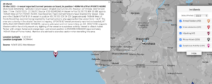 Read more about the article 25 Mar 2023 – A vessel reported 3 armed persons on board, in position 140NM W of Port POINTE-NOIRE